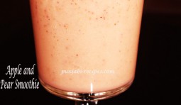 Apple and Pear Smoothie