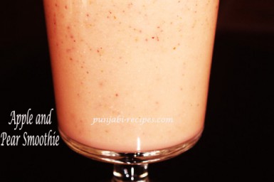 Apple and Pear Smoothie