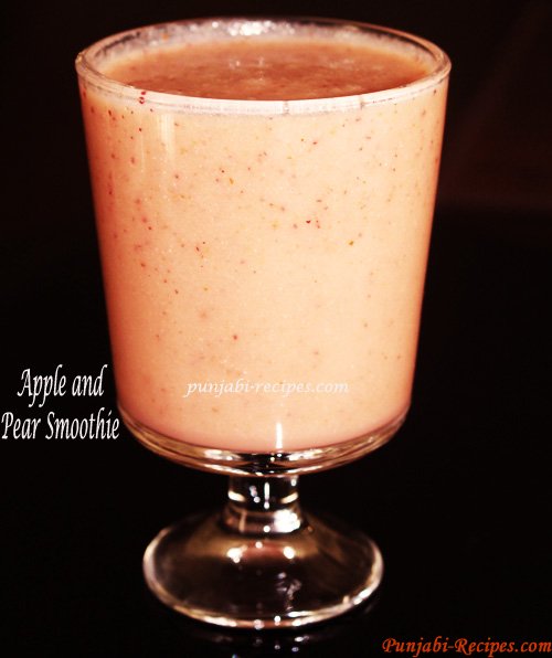 Apple and Pear Smoothie