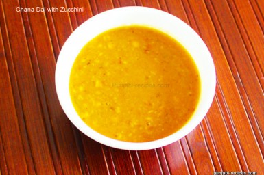 Chana Daal with Zucchini  – Gheeya Daal