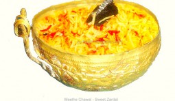 Meethe Chawal with Kesar