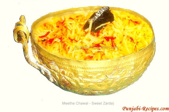 Meethe Chawal with Kesar