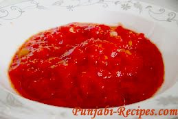 Raw Tomato Chutney or Tamater Chutney