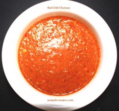 Red Chilli Chutney ( Angry Red Chutney)