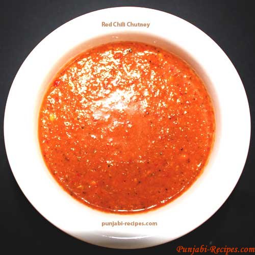 Red Chilli Chutney ( Angry Red Chutney)