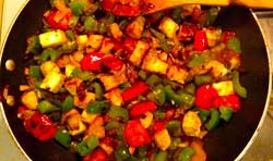 Chilli Paneer or Shimla Mirch And Paneer