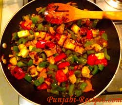 Chilli Paneer or Shimla Mirch And Paneer